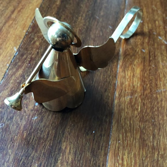 Other - Vintage Brass Angel Candle Snuffer